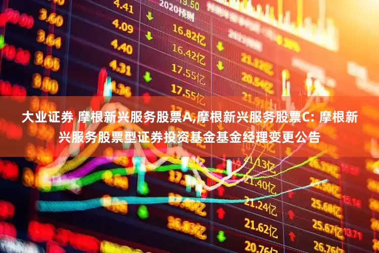 大业证券 摩根新兴服务股票A,摩根新兴服务股票C: 摩根新兴服务股票型证券投资基金基金经理变更公告