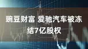豌豆财富 爱驰汽车被冻结7亿股权
